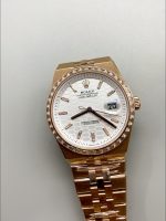 RoleRolex Land-Dweller 127335 Steel Honeycomb Rose Gold 40MM - Image 3