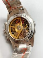 Rolex Daytona Skeleton Dial Carbon Fiber Mechanical Watch - Image 5