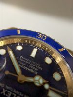 Rolex Submariner 40mm Gold Case, Blue Dial, 3135 Movement.(1;1Super Clone) - Image 4