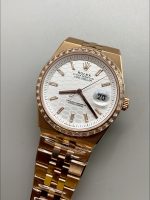 RoleRolex Land-Dweller 127335 Steel Honeycomb Rose Gold 40MM - Image 2