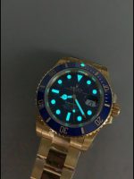Rolex Submariner 40mm Gold Case, Blue Dial, 3135 Movement.(1;1Super Clone) - Image 9