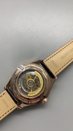 Vacheron Constantin Fiftysix Edition Rose Gold Watch 904L Steel Black Dial - Image 4