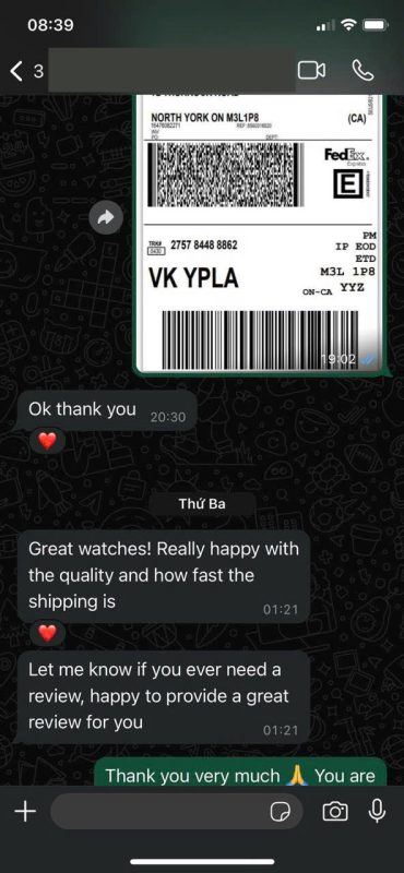 Mirck customer feedback screenshot 14