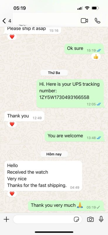 Mirck customer feedback screenshot 15