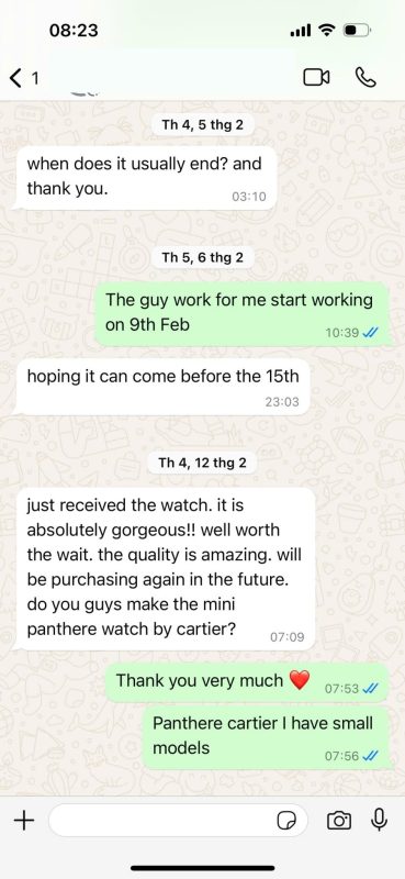 Mirck customer feedback screenshot 17