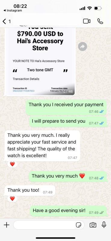 Mirck customer feedback screenshot 7