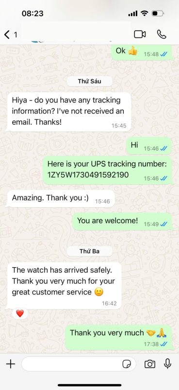 Mirck customer feedback screenshot 6