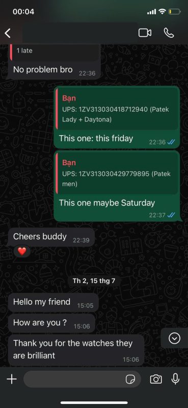 Mirck customer feedback screenshot 5
