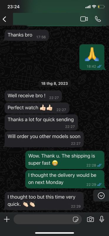 Mirck customer feedback screenshot 3
