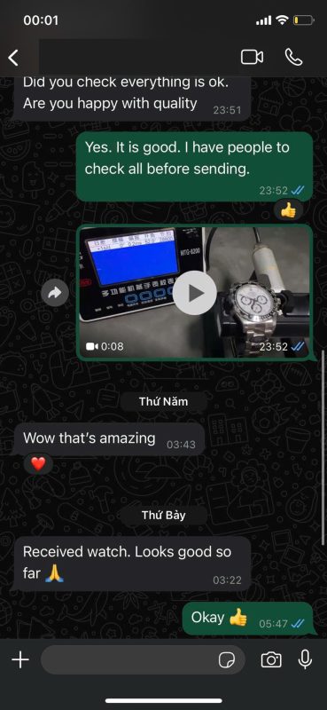 Mirck customer feedback screenshot 22