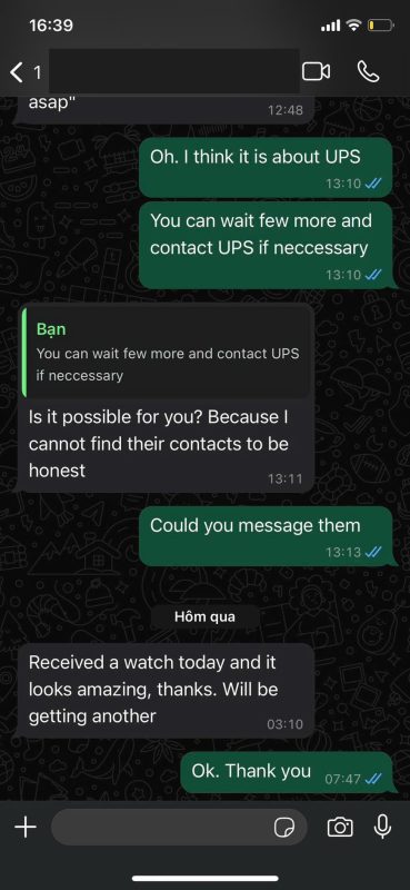 Mirck customer feedback screenshot 12