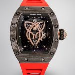 High-end Super Clone Richard Mille RM 019 NTPT Carbon Case Red Strap Tourbillon Watch Diamond Celtic Knot Skeleton Dial image 1