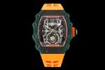 Richard Mille RM 21-02 Tourbillon Aerodyne Super Clone – Green Quartz TPT Carbon Skeleton Dial Super Clone image 2