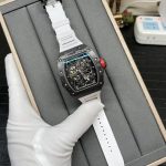 Swiss Richard Mille RM 35-02 Super Clone Rafael Nadal Watch – Skeletonized Dial & White Rubber Strap image 2