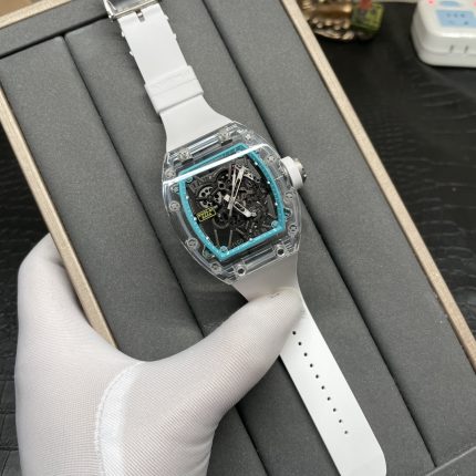 Super Clone Richard Mille RM 35-01 Rafael Nadal Watch – Swiss Tourbillon Movement, Skeleton Dial, Crystal Glass Case image 2