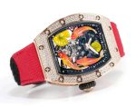 Super Clone RICHARD MILLE RM S10 Koi Tourbillon Watch with Rose Gold Case image 3