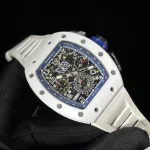 Super Clone Richard Mille RM 11-02 White Ceramic 7750 Movement Chronograph Super Clone image 4