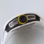 UMI Super Clone Richard Mille RM 61-01 Yohan Blake White Ceramic RMUL2 Movement image 7