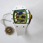 UMI Super Clone Richard Mille RM 61-01 Yohan Blake White Ceramic RMUL2 Movement image 2
