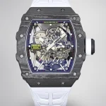 Richard Mille RM 35-02 Rafael Nadal Carbon Fiber Red Bezel V7 Super Clone Watch image 1