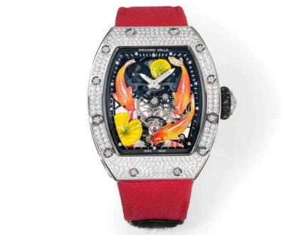 Richard Mille RM S10 Koi Tourbillon Super Clone – Swiss Movement, Diamond-Set Case, and Quality for the Ultimate Luxury Experience image 2