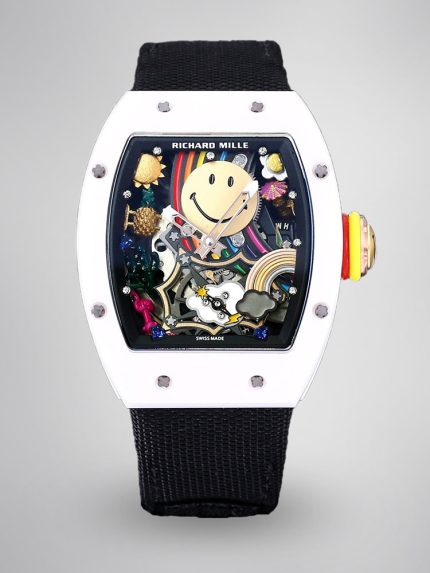 Richard Mille RM088 Tourbillon Smiley Super Clone - 43mm Swiss Automatic Movement image 1
