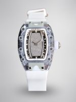 Super Clone Richard Mille RM 07-02 Super Clone Diamond Pavé Dial Sapphire Crystal Case Women's Watch image 1