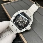 Super Clone Richard Mille RM 055 Bubba Watson White Ceramic Super Clone Watch image 4