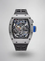Richard Mille RM 30-01 Super Clone Skeleton Dial Black Rubber Strap Luxury Sports Wristwatch image 1