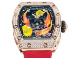 Super Clone RICHARD MILLE RM S10 Koi Tourbillon Watch with Rose Gold Case image 5
