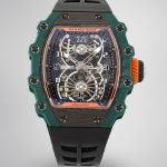 Richard Mille RM 21-02 Mechanical Tourbillon Aerodyne Quartz TPT Carbon Titanium Skeleton Dial Super Clone Watch image 1