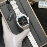Super Clone Richard Mille RM 055 Bubba Watson White Ceramic Super Clone Watch image 6
