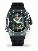 High-End Super Clone Richard Mille RM 62-01 Tourbillon ACJ Watch – Skeleton Dial, Carbon Fiber & Titanium Case image 1