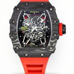 Swiss Richard Mille RM 35-02 Super Clone Watch – Premium Carbon Fiber Case, Skeleton Dial & Bold Red Strap image 1