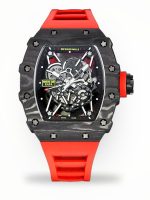 Swiss Richard Mille RM 35-02 Super Clone Watch – Premium Carbon Fiber Case, Skeleton Dial & Bold Red Strap image 1