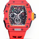 Richard Mille RM 50-03 McLaren Super Clone Watch For Motorsport Style – Swiss Movement, Red Carbon Case, Bold Skeleton Dial image 1