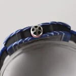 UMI RM 67-02 Fernando Alonso Blue Carbon Case Yellow Bezel Blue Fabric Strap Super Clone Watch image 7