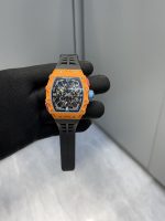 Super Clone Richard Mille RM 35-03 Orange NTPT Carbon Fiber Super Clone Watch - New Arrivals image 2