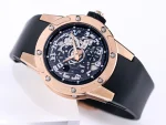 Best Super Clone Richard Mille RM 63-01 Dizzy Round Skeleton Dial Automatic Watch Big-Date Rose Gold Case image 3