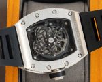 Luxury Super Clone Richard Mille RM 030 Super Clone PSG Watch, Skeleton Dial, Titanium Case, Black Rubber Strap image 9