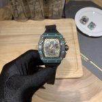 Swiss Super Clone Richard Mille RM 11-03 Carbon Turquoise Case Watch – Skeleton Dial Luxury Men's Timepiece image 2