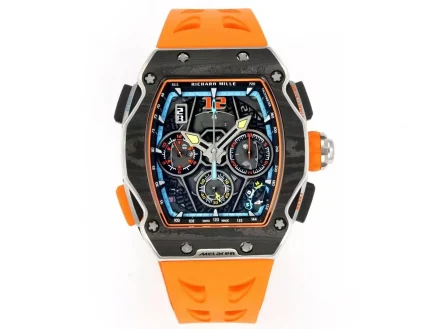 Super Clone Richard Mille RM 65-01 McLaren W1 Automatic Chronograph Super Clone Watch – Orange image 2