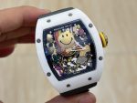 Richard Mille RM 88 Super Clone – White Ceramic, Black Strap, Swiss Tourbillon Look image 2