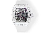 Richard Mille RM 38-02 Tourbillon Bubba Watson Pink Skeleton Crystal Transparent Super Clone Super Clone Watch image 2