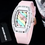 Swiss Super Clone Richard Mille RM 07-01 Bonbon Collection Pink Marshmallow – Diamond Ceramic Case, Ladies Luxury Watch image 4