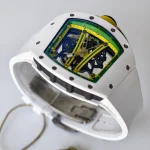 UMI Super Clone Richard Mille RM 61-01 Yohan Blake White Ceramic RMUL2 Movement image 3