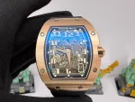 Best Super Clone Richard Mille RM 67-01 Ultra Thin Automatic 7.75mm Titanium Skeleton Watch image 13