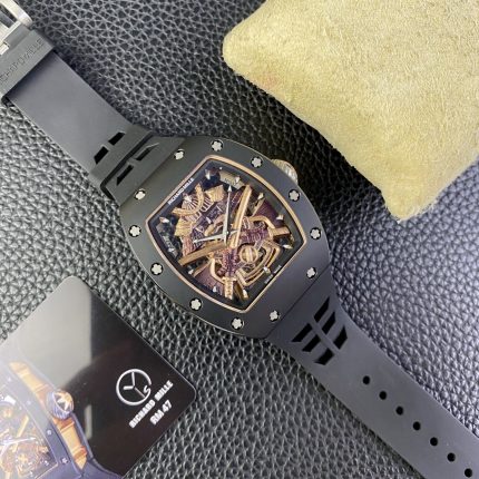 Best Swiss RM47 Black Samurai Tourbillon Super Clone Watch image 2