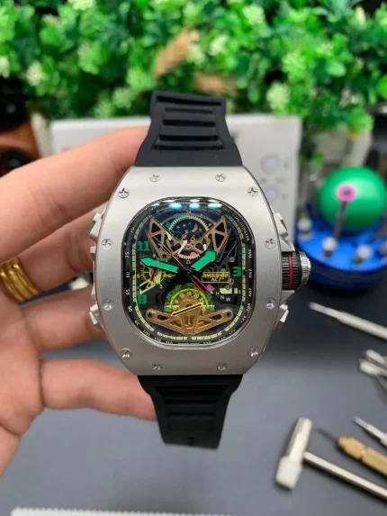 Richard Mille RM 50-02 ACJ Tourbillon Split-Seconds Chronograph Super Clone Watch image 2