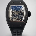 UMI Richard Mille RM 055 Bubba Watson Black Ceramic White Flange Super Clone Watch image 1